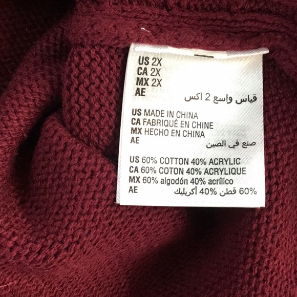 KAREN SCOTT PLUS SIZE COTTON MOCK NECK SWEATER - Picture 4 of 5